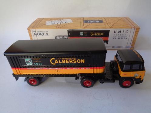 Norev Unic Esterel Calberson Truck in doos.  1/43 - 1/50, Hobby en Vrije tijd, Modelauto's | 1:50, Zo goed als nieuw, Bus of Vrachtwagen