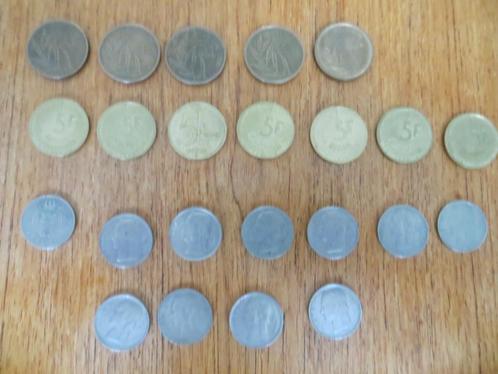 belgische francs, 20 francs, 5 francs, 1 franc, Postzegels en Munten, Munten | België, Losse munt, Ophalen of Verzenden