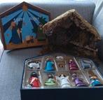complete Kerststal ,31 cm breed 17 diep 24 hoog, Ophalen