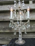 ZEER MOOIE ANTIEKE KRISTALLEN TAFELLAMP, Antiek en Kunst, Ophalen