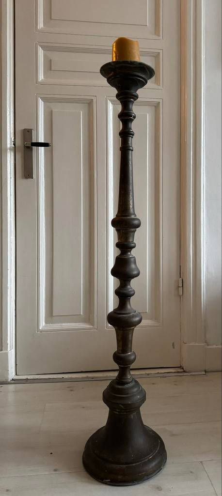 Grote Kerk Kandelaar - 136 cm, Ophalen, Gebruikt, 75 cm of meer, Kandelaar