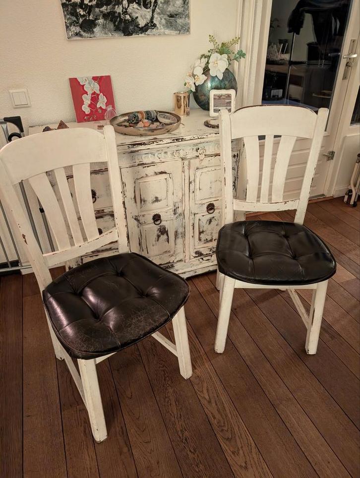 Retro Stoelen Set van 2, Huis en Inrichting, Stoelen, Ophalen