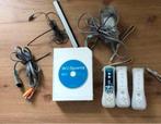 Nintendo Wii met 4 spellen, Spelcomputers en Games, Spelcomputers | Nintendo Wii, Ophalen of Verzenden, Zo goed als nieuw, Met 2 controllers