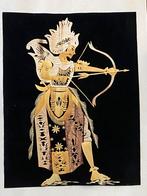 Indonesische kunst van houtfineer, set van 4 , Bali, Antiek en Kunst, Ophalen