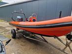 Tornado 560  met yamaha 115pk, Watersport en Boten, Rubberboten, Gebruikt, 70 tot 120 pk, Benzine, Overige materialen