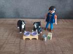 100. Playmobil Man met Berner Sennen Honden, Ophalen of Verzenden, Gebruikt, Los playmobil