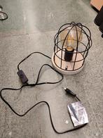 Industriële Tafellamp - Stoer Design, Huis en Inrichting, Gebruikt, Ophalen of Verzenden, Minder dan 100 cm, Metaal