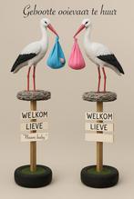 Ooievaar geboortebord te huur, Kinderen en Baby's, Kraamcadeaus en Geboorteborden, Ophalen of Verzenden, Nieuw, Geboortebord