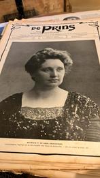 Prin 1913 zaandijk IJmuiden biljart vuurtoren scheepsongeluk, Verzamelen, Ophalen of Verzenden, Voor 1920, Knipsel(s)