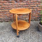 Serveertrolley, Denemarken, Jens Quistgaard, jaren '60, teak, Ophalen