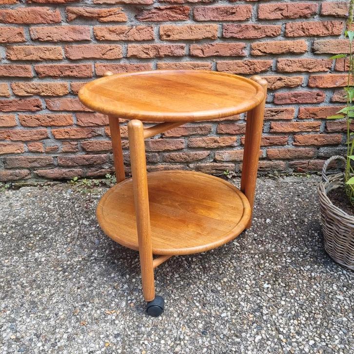 Serveertrolley, Denemarken, Jens Quistgaard, jaren '60, teak, Antiek en Kunst, Antiek | Meubels | Tafels, Ophalen