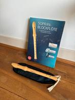 Nieuwe houten blokfluit: Sheffield blokfluit, doos en etui., Muziek en Instrumenten, Blaasinstrumenten | Blokfluiten, Nieuw, Ophalen of Verzenden