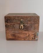 Klein houten kistje vintage look, Minder dan 50 cm, Minder dan 50 cm, Ophalen of Verzenden, Zo goed als nieuw