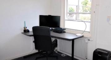 IKEA BEKANT Bureau - Donkerbruin/Grijs - Verstelbaar beschikbaar voor biedingen