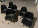 6 zwarte eettafel stoelen, zo goed als nieuw!, Huis en Inrichting, Stoelen, Ophalen, Zo goed als nieuw, Zwart