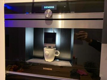 Luxe SIEMENS inbouw Koffiemachine(CT636LES1)goede hele staat beschikbaar voor biedingen