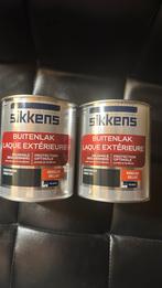 Sikkens grachtengroen buitenlak 2x 0,75l, Doe-het-zelf en Verbouw, Verf, Beits en Lak, Minder dan 5 liter, Ophalen of Verzenden