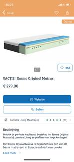 Emma matras, Ophalen, 100 cm, Eenpersoons, Zo goed als nieuw