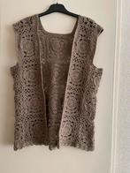 Zelfvgemaakte vest/gilet nieuw maat L, Ophalen of Verzenden, Zo goed als nieuw, Maat 38/40 (M), Bruin