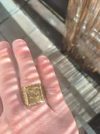Verguld gouden ring - 999 - Adelaar, IJzer of Staal, Heer, Ophalen of Verzenden, Zo goed als nieuw