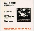 Jane Doe - behind bars - promo CD Tilburg, Ophalen of Verzenden, Zo goed als nieuw, Poprock