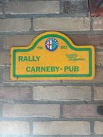 Alfa Romeo Rally Carneby-Pub Bord 1980, Ophalen of Verzenden