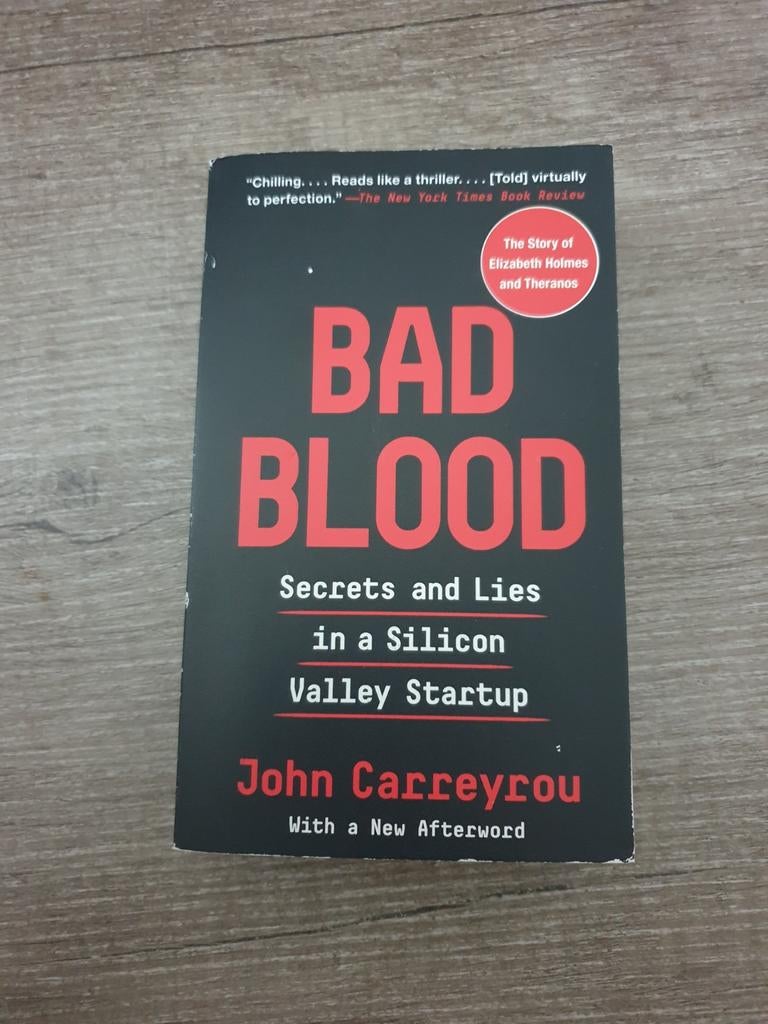 Bad Blood: Secrets and Lies in Silicon Valley, Ophalen of Verzenden, Gelezen, John Carreyrou