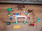 Playmobil paarden spingparcours met tribune en accessoires, Kinderen en Baby's, Speelgoed | Playmobil, Ophalen of Verzenden, Zo goed als nieuw