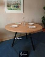 Eettafel rond #NIEUW# Ø 120 cm industrieel eiken #WINKEL#, Rond, Nieuw, Ophalen of Verzenden, Eikenhout