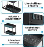 Keukenkast Organizer uitschuifbaar - GRATIS VERZENDING, Huis en Inrichting, Verzenden, Zwart, Nieuw, Minder dan 100 cm