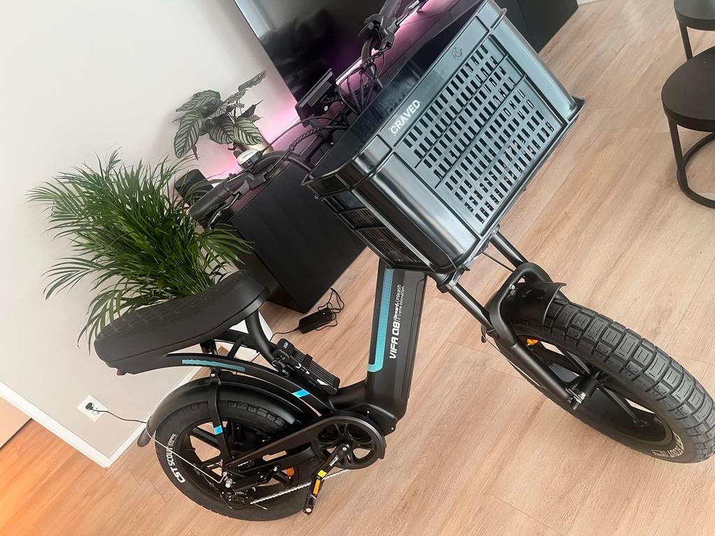 Fatbike Ouxi Q8 - Zo goed als nieuw! 50 km 20Ah incl. alarm, Zo goed als nieuw, Minder dan 47 cm, 50 km per accu of meer, Ophalen