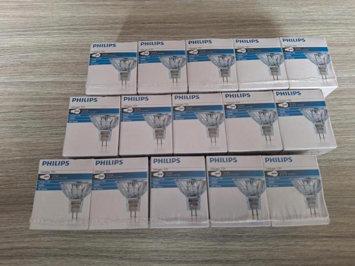 15 stuks Philips Accentline Halogeen 12volt 20W G5.3, Huis en Inrichting, Lampen | Losse lampen, Nieuw, Halogeen (gloei)lamp, Minder dan 30 watt
