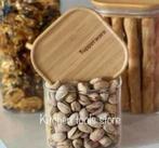 Tupperware bamboe glaas Clear storage 550ml voorraaddoos, Huis en Inrichting, Keuken | Tupperware, Ophalen of Verzenden, Nieuw