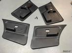 Bmw E30 sedan zwarte deurpanelen set 3-serie 4-drs deurkaart, Ophalen, Gebruikt, BMW