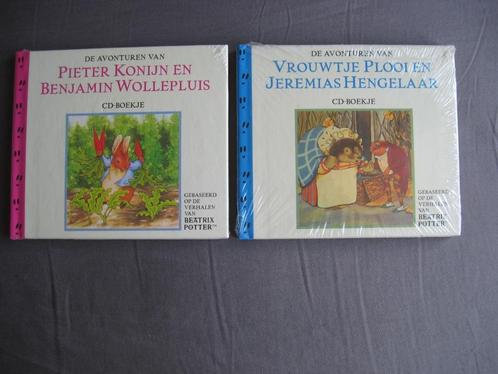 Beatrix Potter 2 CD-boekjes Plooi Hengelaar &Pieter Benjamin, Cd's en Dvd's, Cd's | Kinderen en Jeugd, Nieuw in verpakking, Tot 2 jaar