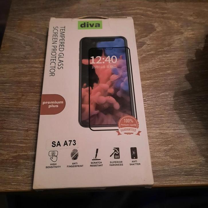 Diva Tempered Glass Screen Protector SA A73 - Nieuw, Telecommunicatie, Mobiele telefoons | Hoesjes en Frontjes | Samsung, Ophalen of Verzenden