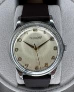 IWC Calibre 89 – Vintage Manual-Wind Dress Watch, Ophalen of Verzenden, Staal, Leer, Overige merken