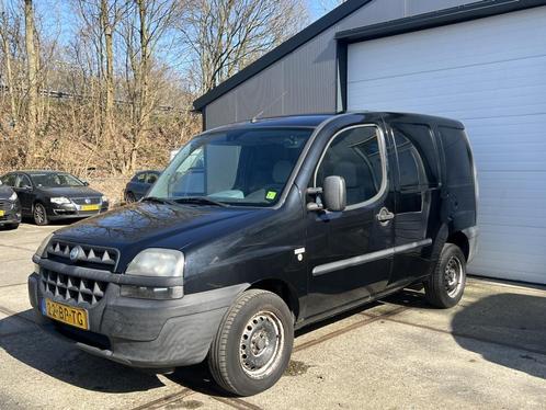 Fiat Doblò 1.2 Benzine | Grijs kenteken | Nieuw APK | Marge, Auto's, Bestelauto's, Bedrijf, Airbags, Startonderbreker, Fiat, Benzine