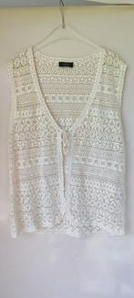 Bexleys woman katoenen wit kanten katoenen vestje, mt M/L, Maat 38/40 (M), Wit, Ophalen of Verzenden, Zo goed als nieuw