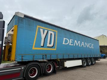 Schmitz schuif zeil dak -2x liftas- laadklep - galvaniseerd beschikbaar voor biedingen