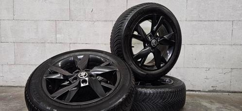 17" Skoda Octavia / iV orig velgen Michelin all-seasonbanden, Auto-onderdelen, Banden en Velgen, Banden en Velgen, All Season