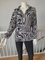 Blouse grafische print zwart wit Maat 46 - 48 nieuw, Kleding | Dames, Ophalen of Verzenden, Nieuw, Maat 46/48 (XL) of groter, Zwart