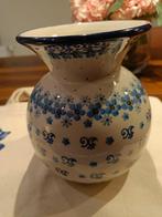 Vaas 1600 ml Bunzlau Castle, Huis en Inrichting, Woonaccessoires | Vazen, Blauw, Aardewerk of Porselein, Nieuw, Ophalen of Verzenden