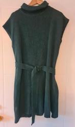 ANNA van Toor jurk zonder mouw donkergroen wolmix maat XS, Kleding | Dames, Ophalen of Verzenden, Zo goed als nieuw, Knielengte