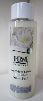 Therme Relaxing Foam Bath - Zen White Lotus, 500 ml, Ophalen of Verzenden, Nieuw, Bad & Douche