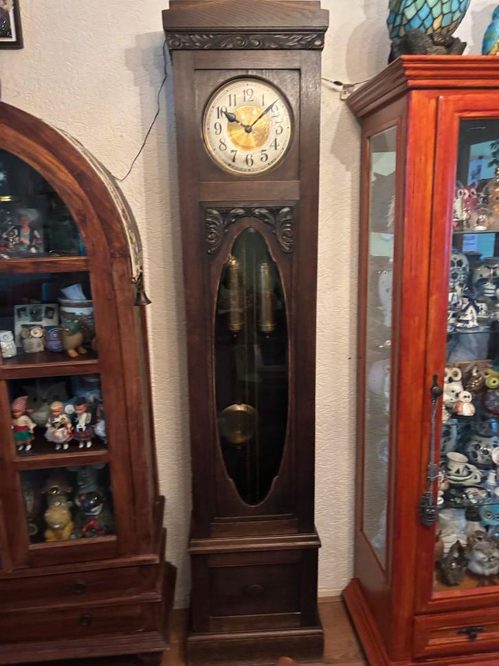 Antieke duitse staande klok, Antiek en Kunst, Antiek | Klokken, Ophalen