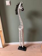 Zebra houten beeld ruim 1 meter hoog, Ophalen of Verzenden
