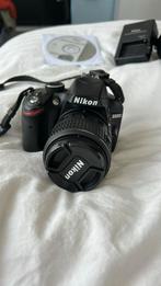 Nikon D3200 spiegelreflex compleet met tas, oplader, sdkaart, Ophalen, Zo goed als nieuw, Nikon