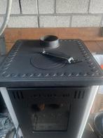 Hout kachel, 6.5 KW Gietijzer + steen. ALFA-PLAM, Elita I, Ophalen, Vrijstaand, Hout, Nieuw