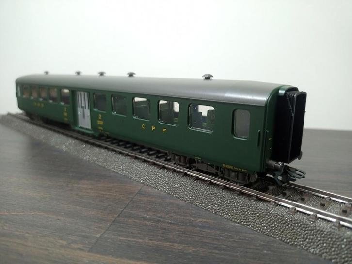 Marklin 43380 - Leichtstahl-zitrijtuig (SBB) 2de klasse., Hobby en Vrije tijd, Modeltreinen | H0, Nieuw, Wagon, Wisselstroom, Märklin